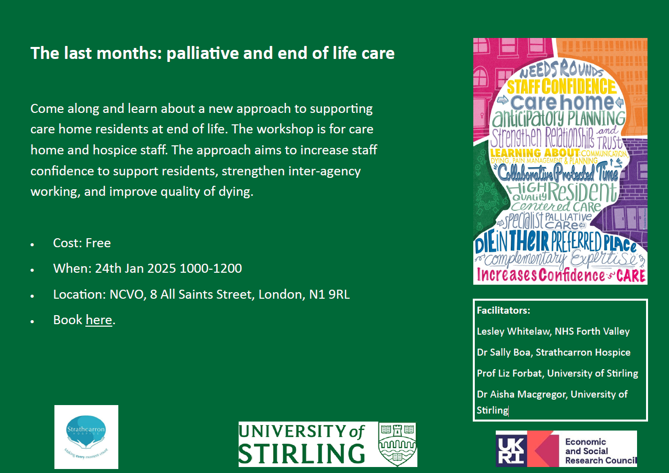 The last months: palliative and end of life care