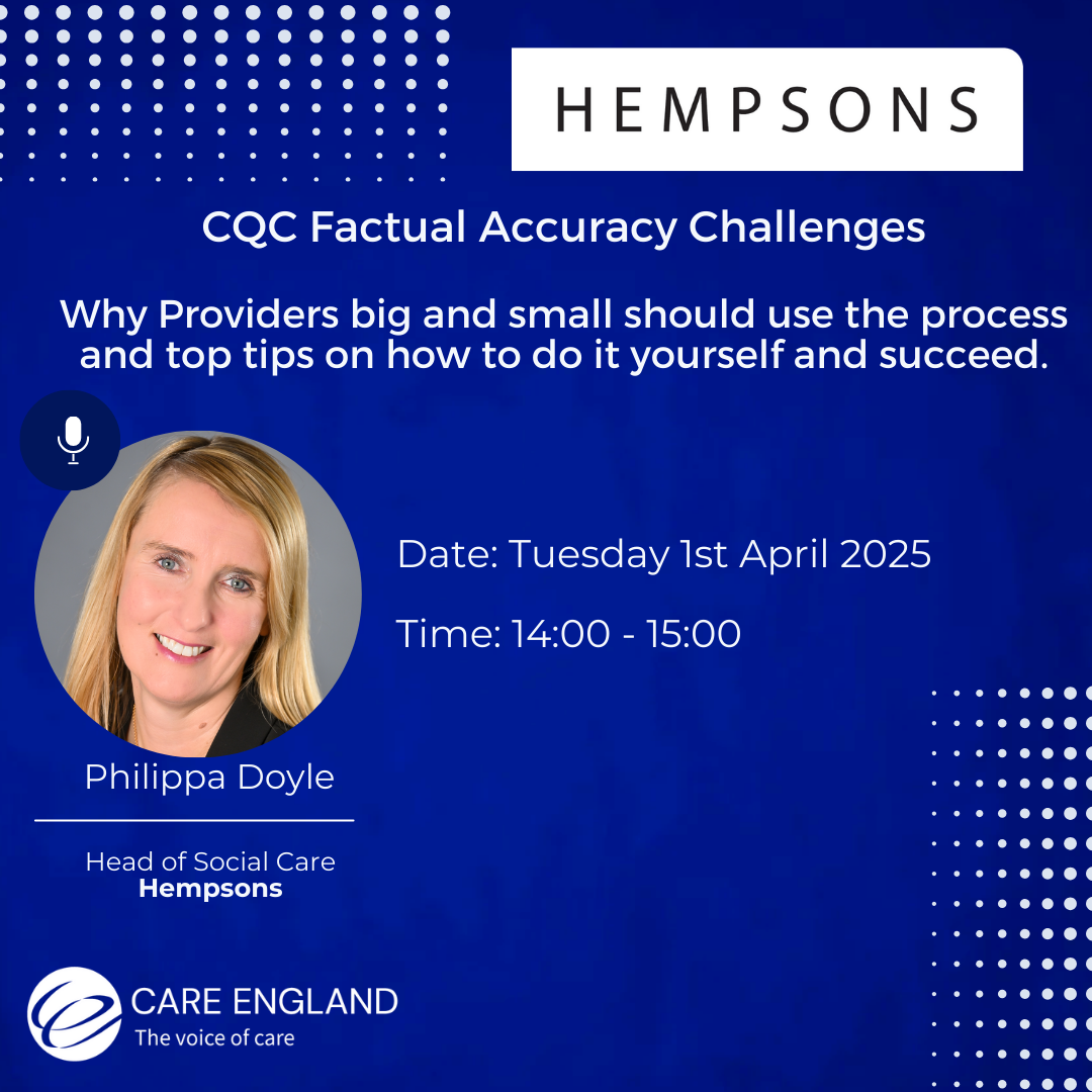 CQC Factual Accuracy Challenges – why Providers big and small should use the process – top tips on how to do it yourself and succeed