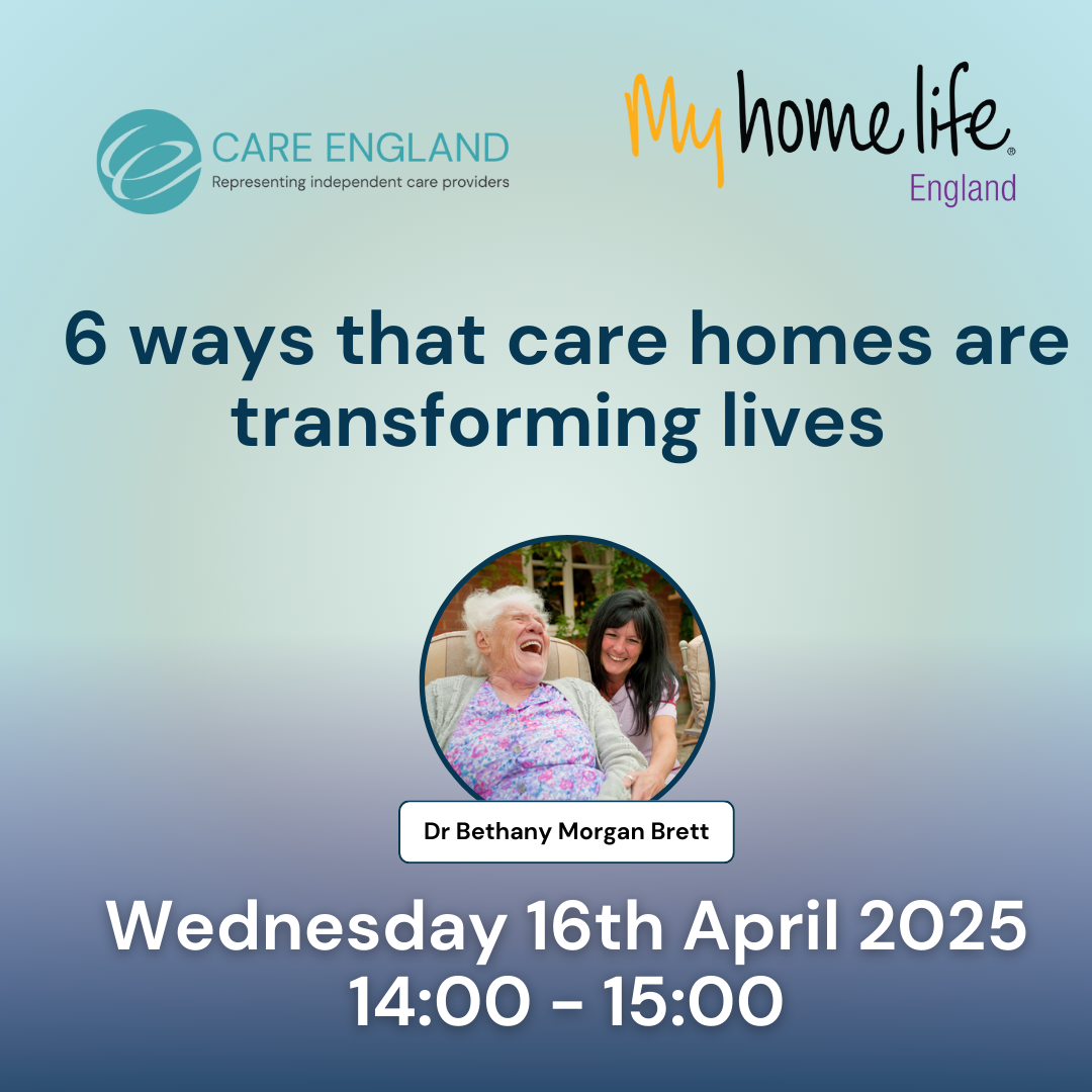 My Home Life - 6 ways that care homes are transforming lives